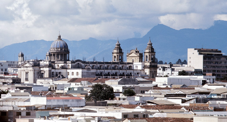 Foto de la ciudad de Guatemala.